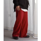 パンツ ワイド タックパンツ | HUG.U | 詳細画像15 