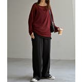 ブラック | パンツ ワイド タックパンツ | HUG.U