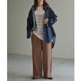 モカブラウン | パンツ ワイド タックパンツ | HUG.U