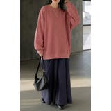 スウェット ワッフル プルオーバー | HUG.U | 詳細画像4 