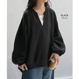 ロンT ワッフル キーネック | HUG.U | 詳細画像20 