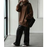 ブラウン | ニット ロング 綿100％ | HUG.U