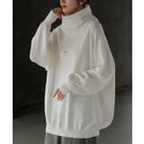 ホワイト | ニット ロング 綿100％ | HUG.U