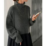 ワンピース ニット ドッキング | HUG.U | 詳細画像7 