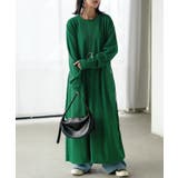 グリーン | ワンピース ロング カットソー | HUG.U