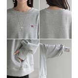 スウェット 裏シャギー 刺繍 | HUG.U | 詳細画像22 
