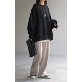 スウェット 裏シャギー 刺繍 | HUG.U | 詳細画像3 