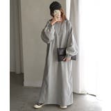 メランジグレー | ワンピース スウェット お手入れ簡単 | HUG.U