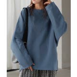 アッシュブルー | カットソー ロンT 裏 | HUG.U