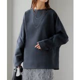 ネイビー | カットソー ロンT 裏 | HUG.U