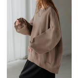 モカブラウン | スウェット ロング ボリュームスリーブ | HUG.U