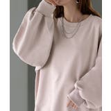 ラベンダーピンク | スウェット ロング ボリュームスリーブ | HUG.U
