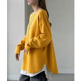 イエロー | カットソー ロンT ワッフル | HUG.U