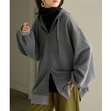 パーカー スウェット ワッフル | HUG.U | 詳細画像6 