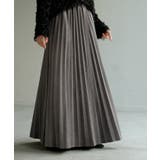 グレー | スカート ポンチ プリーツ | HUG.U