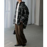 スモークグレー | シャツ 綿100％ ネルシャツ | HUG.U