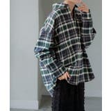 グリーン | シャツ 綿100％ ネルシャツ | HUG.U