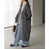 アースグレー | ニット スポンジニット カーディガン | HUG.U