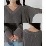 ニット ロング レディース | HUG.U | 詳細画像22 