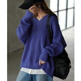 ブルー | ニット ロング レディース | HUG.U