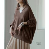 ニット Vネック コクーン | HUG.U | 詳細画像13 