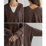 ニット Vネック コクーン | HUG.U | 詳細画像22 