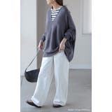 ニット Vネック コクーン | HUG.U | 詳細画像6 