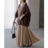 ニット Vネック コクーン | HUG.U | 詳細画像8 