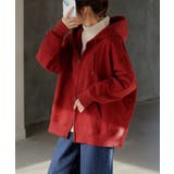 レッド | パーカー ドルマン ダブルジップ | HUG.U