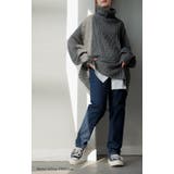 ニット タートルネック ケーブル | HUG.U | 詳細画像18 