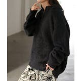 ブラック | ニット シャギーニット レディース | HUG.U