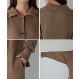 カーディガン ロング カシミヤタッチ | HUG.U | 詳細画像22 