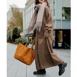 モカブラウン | カーディガン ロング カシミヤタッチ | HUG.U