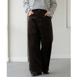 ダークブラウン | パンツ コーデュロイ ワイド | HUG.U