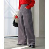 モーブグレー | パンツ コーデュロイ ワイド | HUG.U