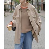 ベージュ | シャツ ジャケット イージーケア | HUG.U