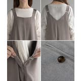 サロペット ウールライク イージーケア | HUG.U | 詳細画像22 