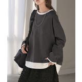 グレー | ロンT レイヤード 風 | HUG.U