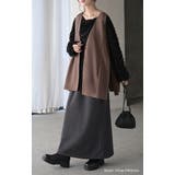 ジレ ロング 深V | HUG.U | 詳細画像15 