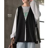 ジレ ロング 深V | HUG.U | 詳細画像20 