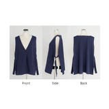 ジレ ロング 深V | HUG.U | 詳細画像22 