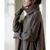 ワンピース ニット タートルネック | HUG.U | 詳細画像21 