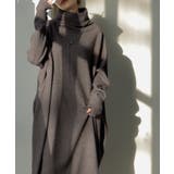 ワンピース ニット タートルネック | HUG.U | 詳細画像4 