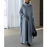 ワンピース ニット タートルネック | HUG.U | 詳細画像5 