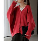 レッド | カーディガン ニット ドルマン | HUG.U