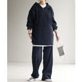 ディープブルー | セットアップ パーカー パンツ | HUG.U