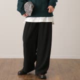 ブラック | パンツ レディース ワイドパンツ | HUG.U