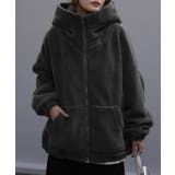 ダークグレー | アウター ボアアウター ボアコート | HUG.U