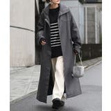 モーブグレー | アウター コート ロング | HUG.U