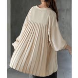 シャツ バックプリーツ ブラウス | HUG.U | 詳細画像5 